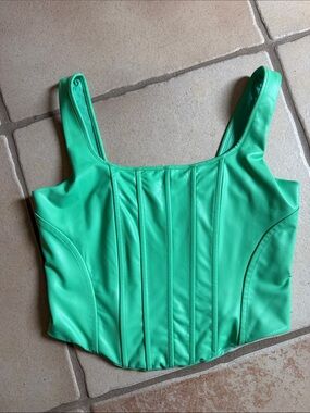 Express Women’s Green Tank Top